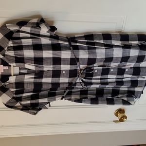 Isabel Maternity Buffalo Check Tunic
